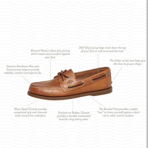Sperry Auntentic Original Boat Shoe -7 - Picture 5 of 7